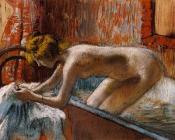 埃德加德加 - Woman Leaving Her Bath